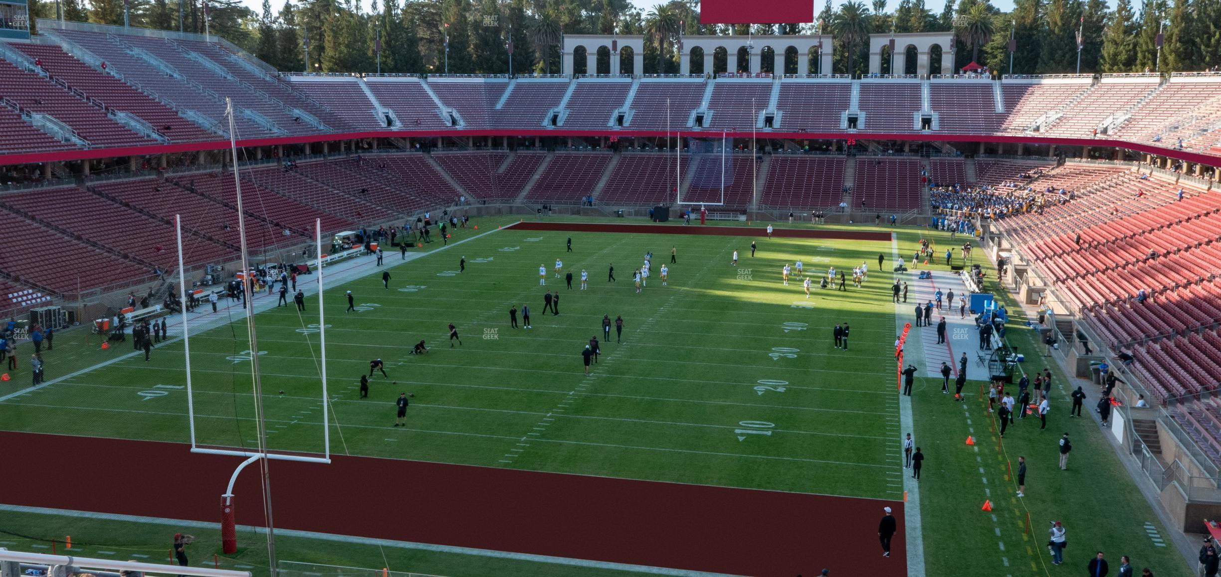 Seating view for Stanford Stadium Section 201