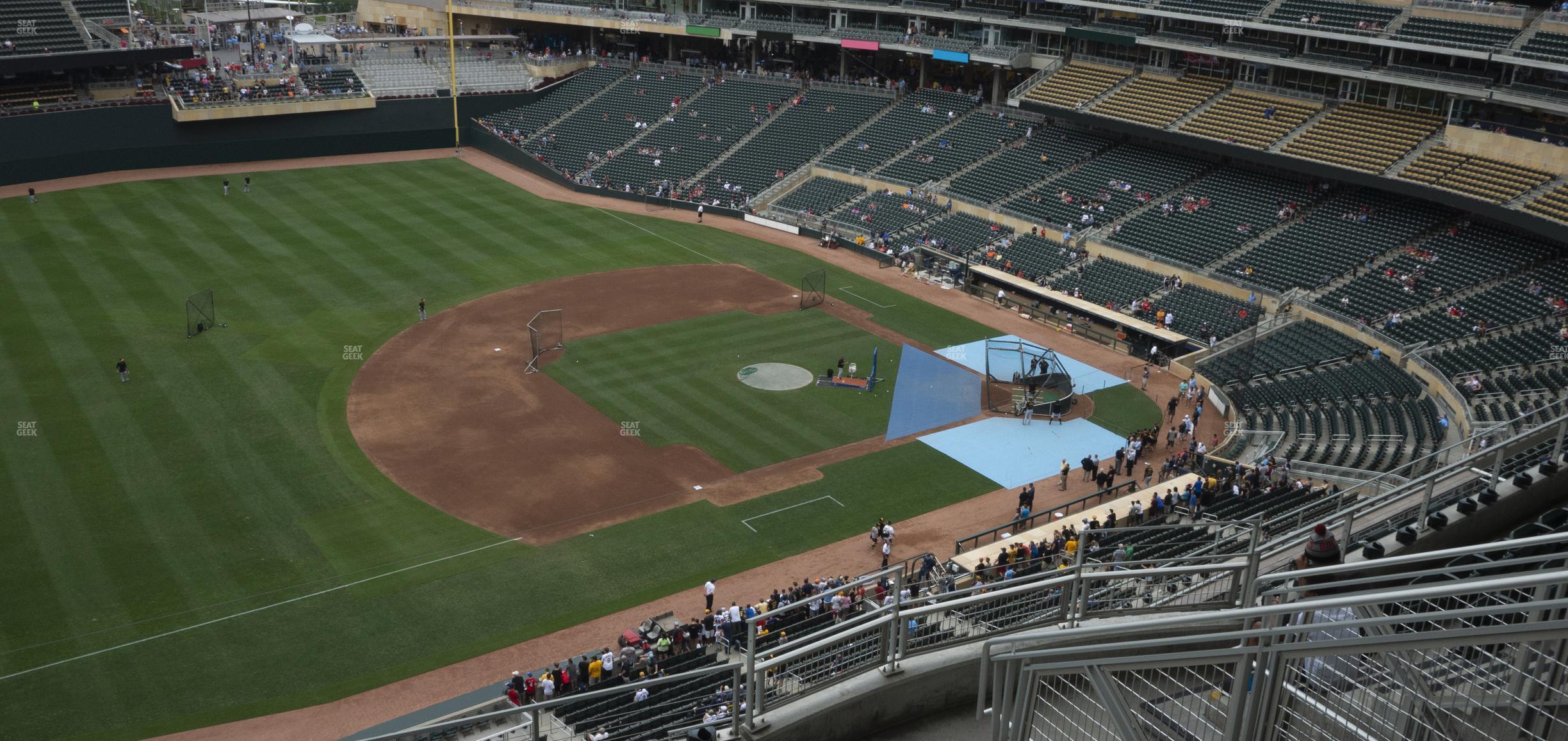 Seating view for Target Field Section 324