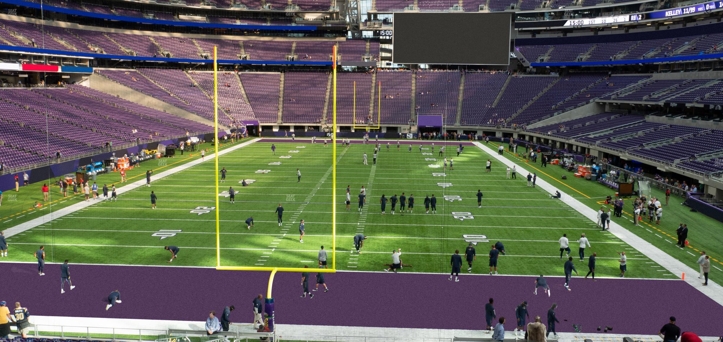 Seating view for U.S. Bank Stadium Section 141