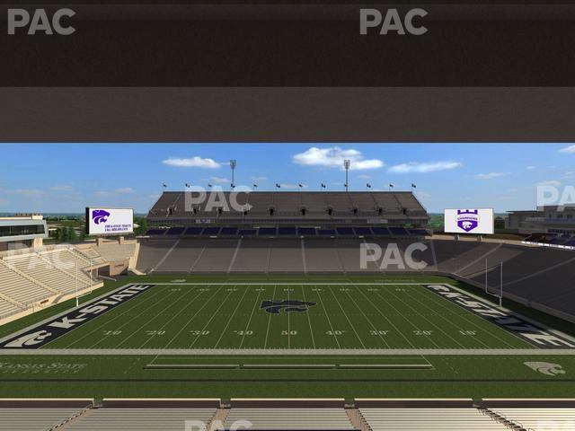 Seating view for Bill Snyder Family Stadium Section Loge 318