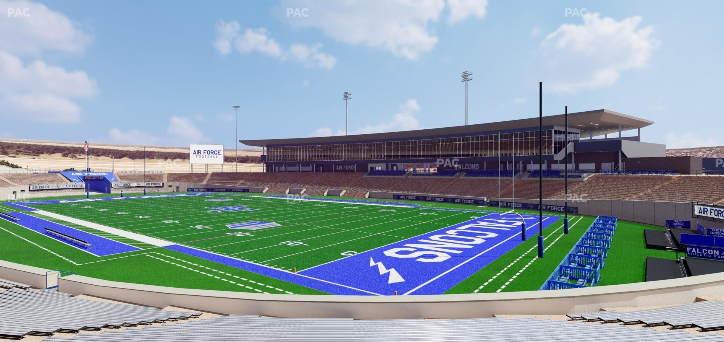 Seating view for Falcon Stadium Section L 4