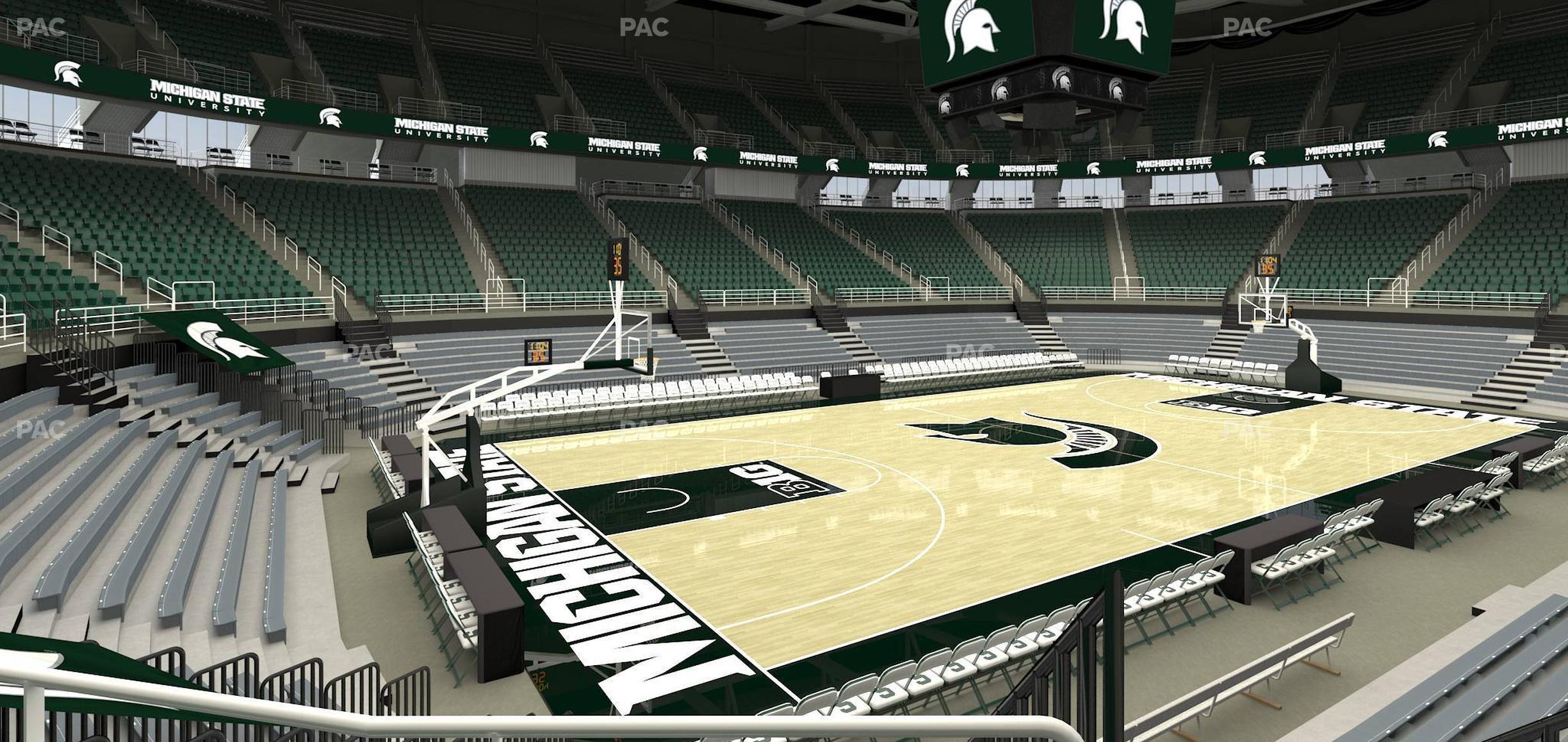 Seating view for Jack Breslin Student Events Center Section 113