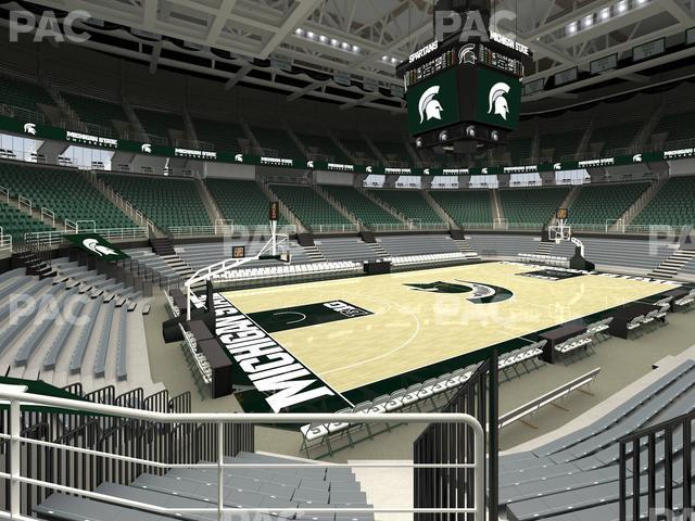 Seating view for Jack Breslin Student Events Center Section 113