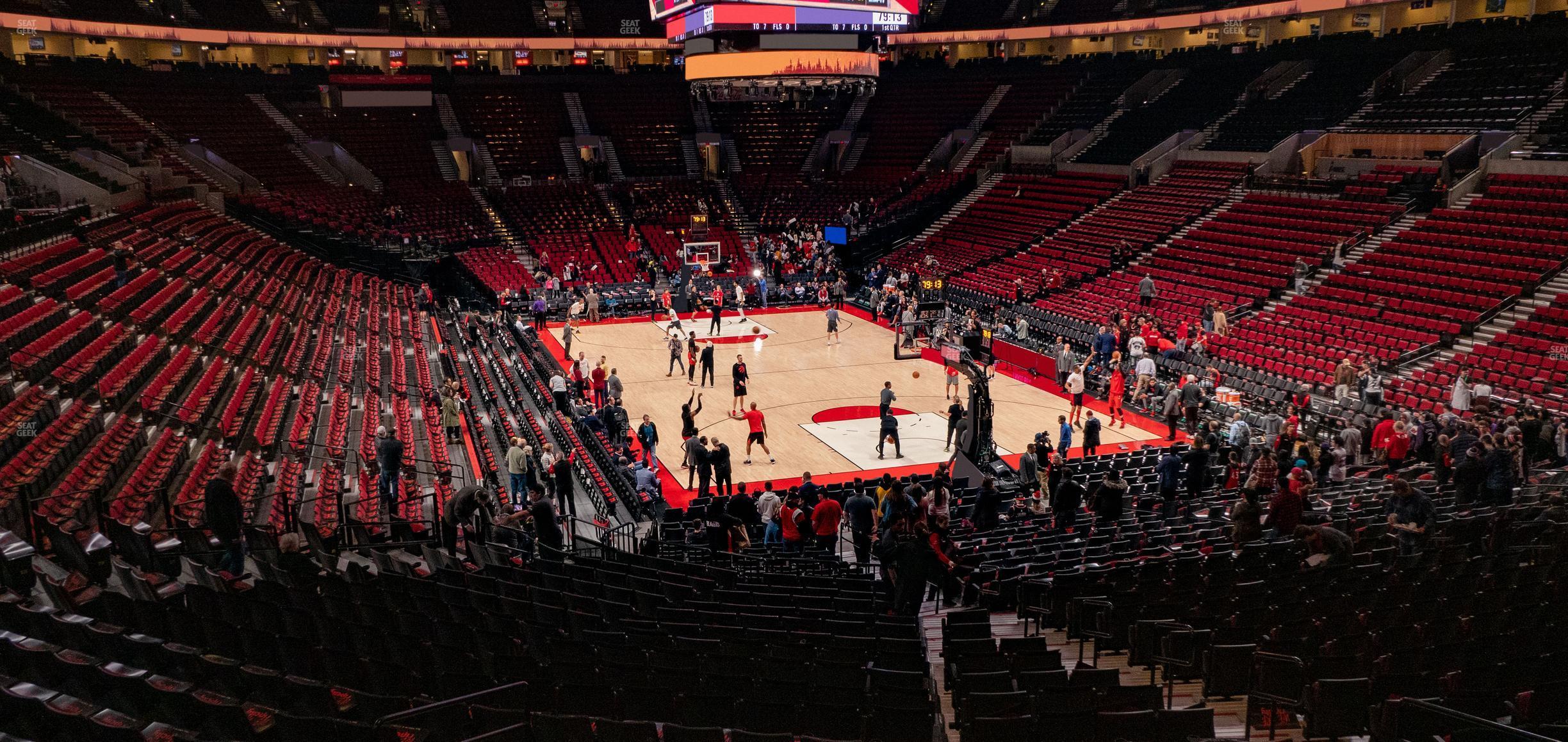 Seating view for Moda Center Section 210