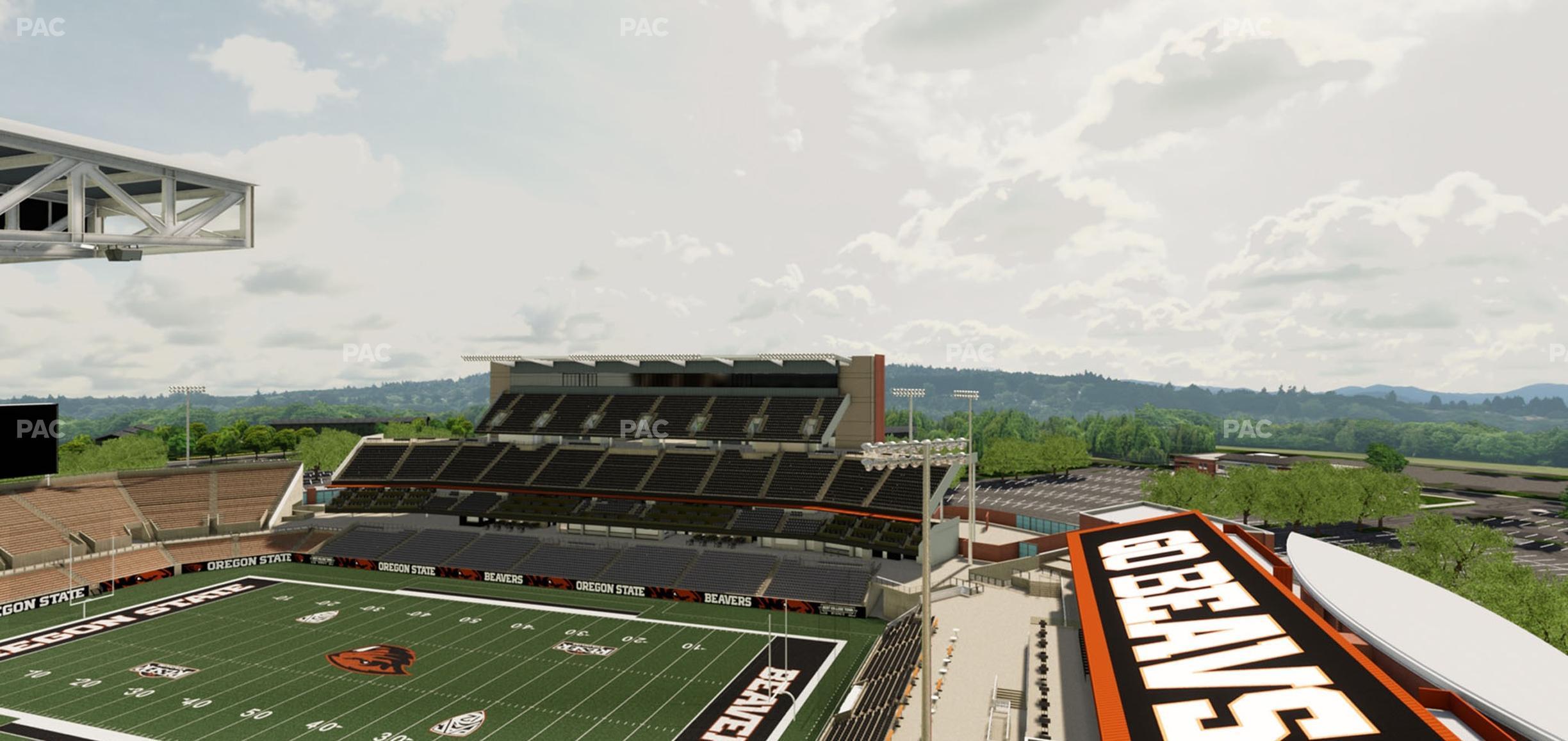 Seating view for Reser Stadium Section 212