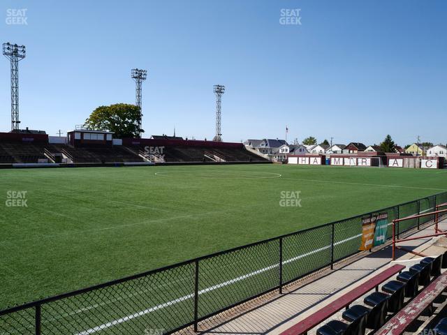 Seating view for Keyworth Stadium Section Railyard Club 2