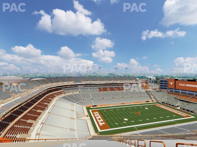 Seating view for Darrell K Royal - Texas Memorial Stadium Section 109