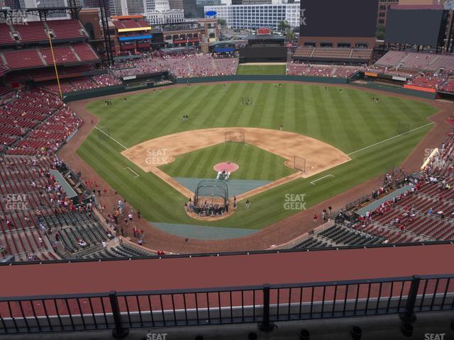 Seating view for Busch Stadium Section Home Terrace 449