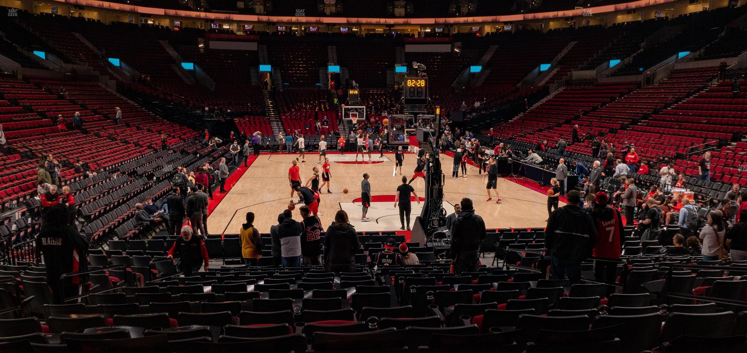 Seating view for Moda Center Section 107