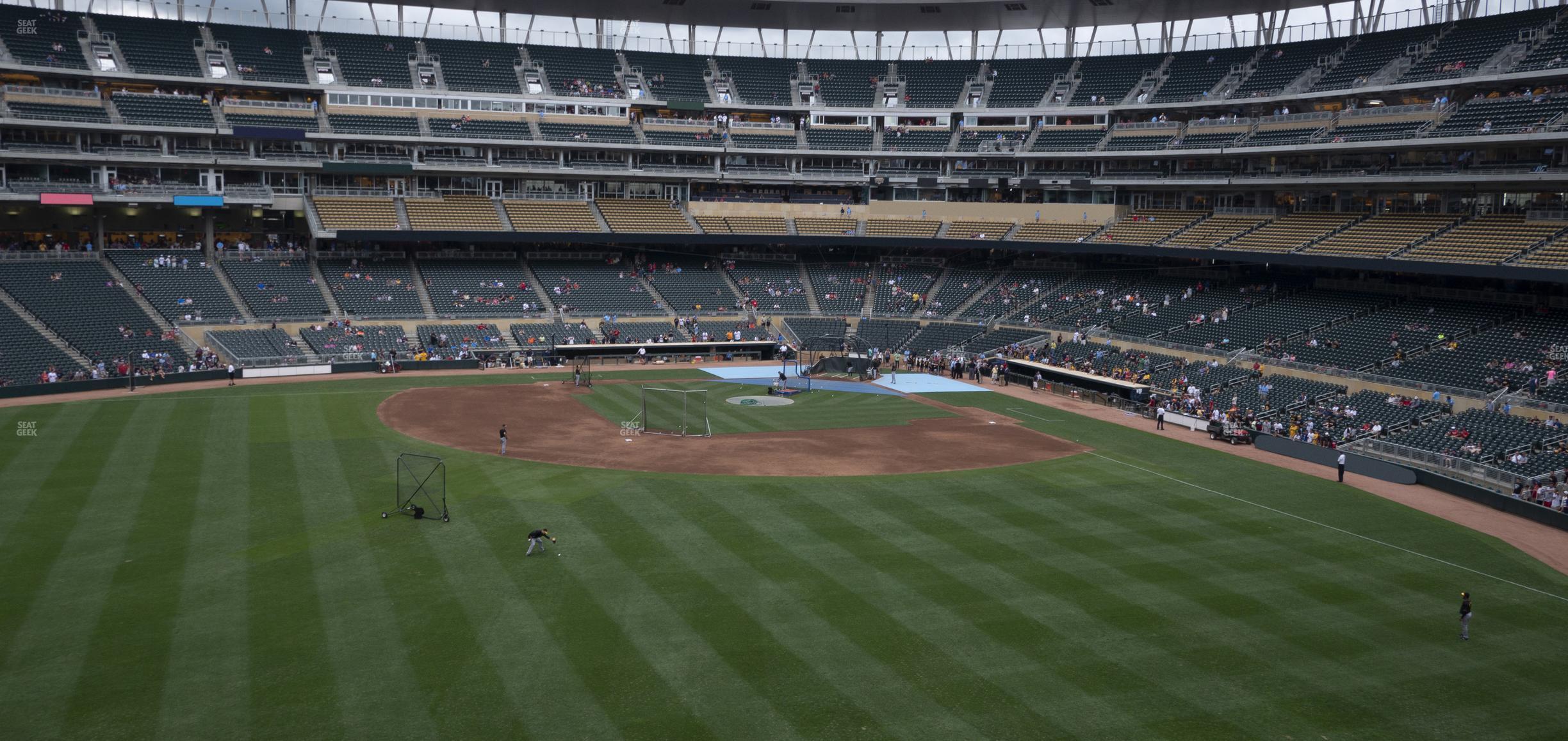 Seating view for Target Field Section 232