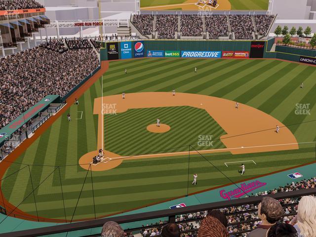 Seating view for Progressive Field Section 450