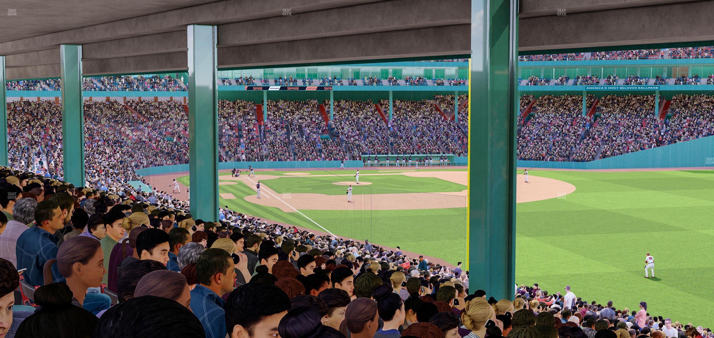 Seating view for Fenway Park Section Hornitos Right Field Cantina 5