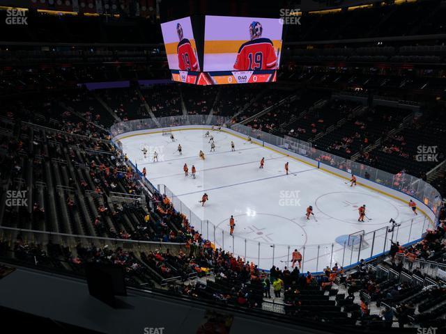 Seating view for Rogers Place Section Loge 2