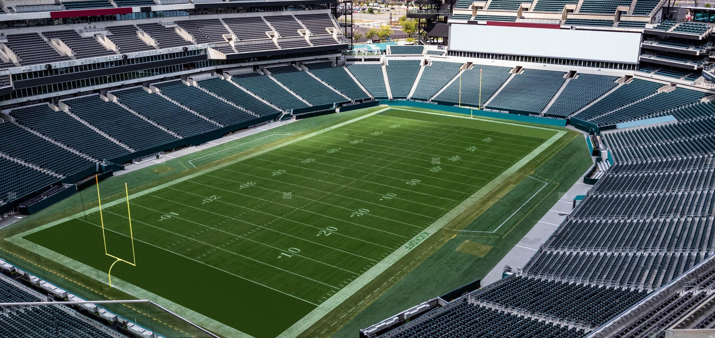 Seating view for Lincoln Financial Field Section 218