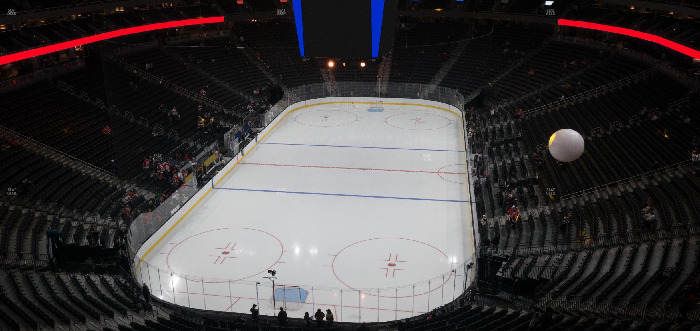 Seating view for T-Mobile Arena Section 215