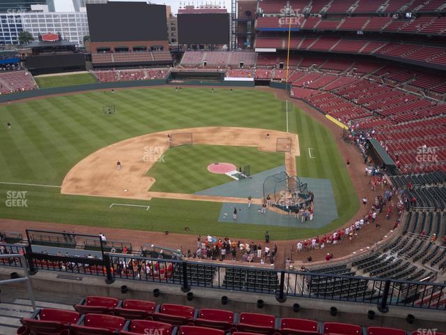 Seating view for Busch Stadium Section Infield Pavilion 354