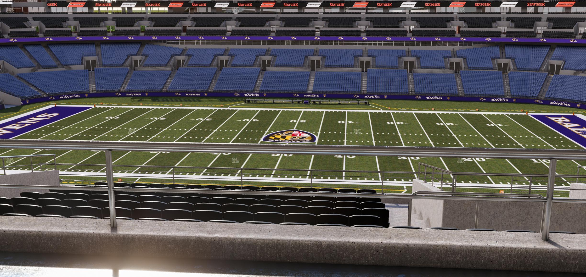 Seating view for M&T Bank Stadium Section Suite 317