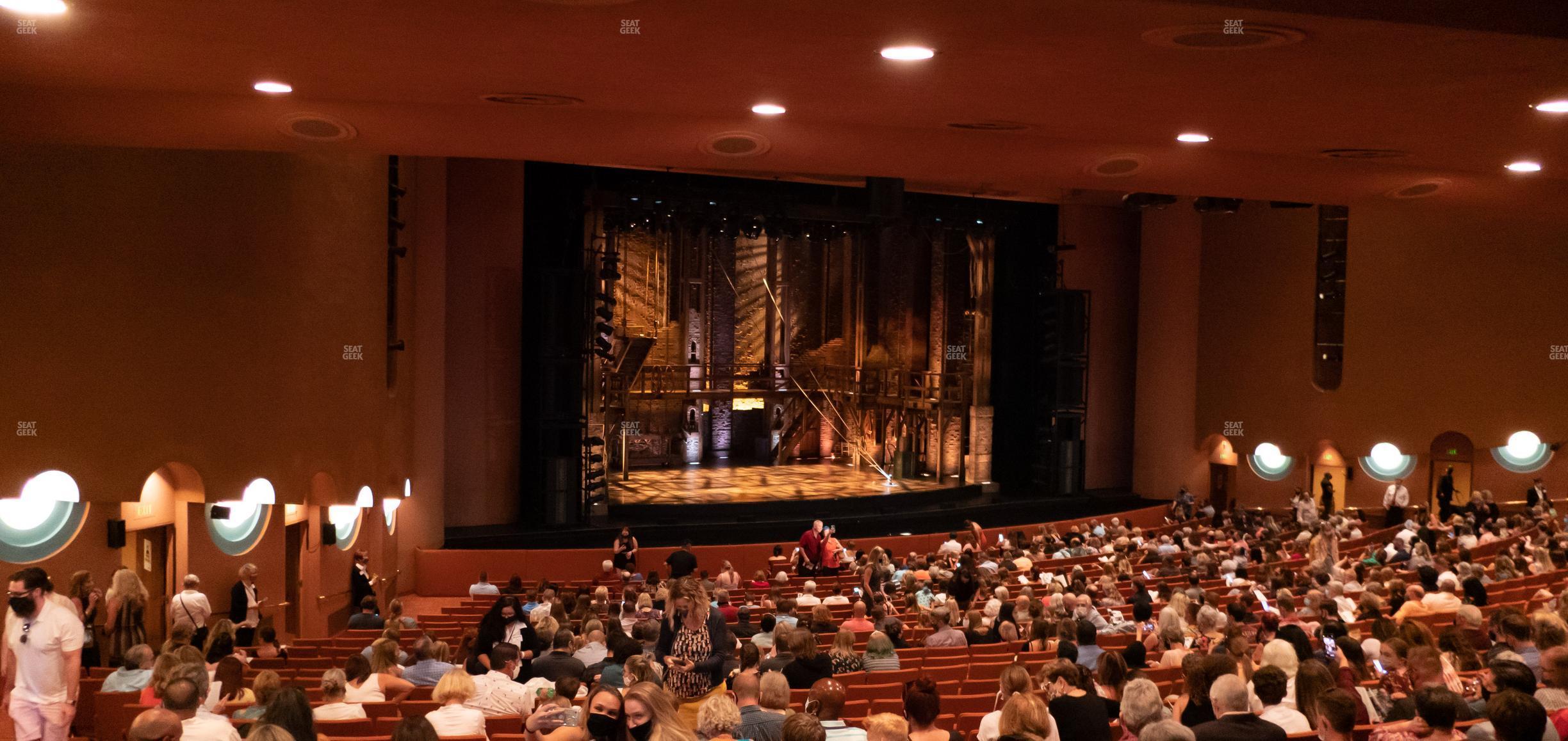 Seating view for ASU Gammage Auditorium Section Back Wc 1