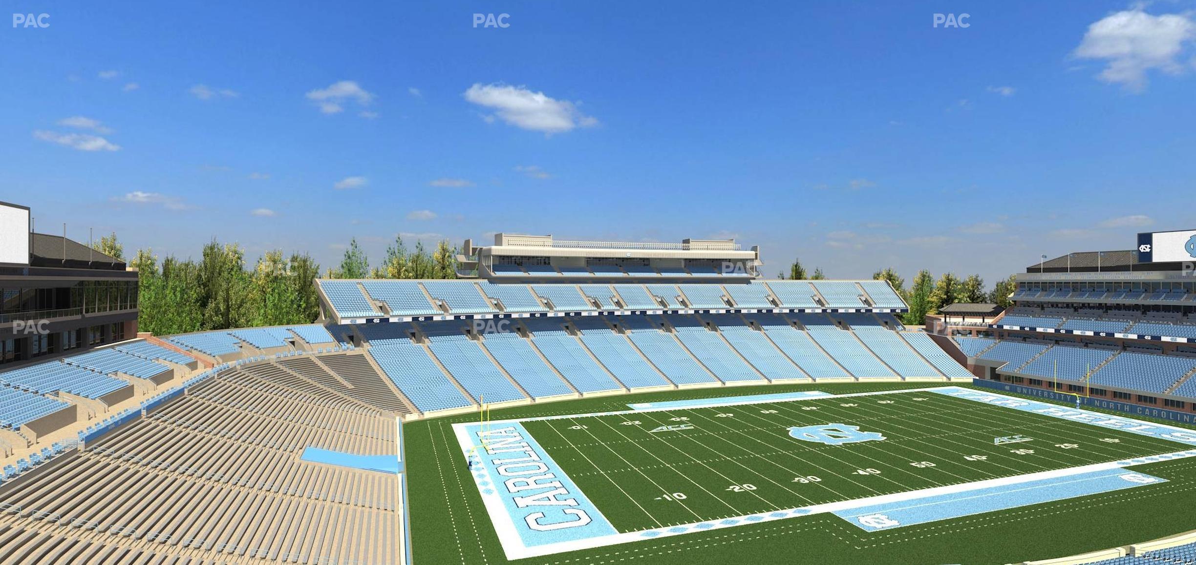 Seating view for Kenan Memorial Stadium Section 220