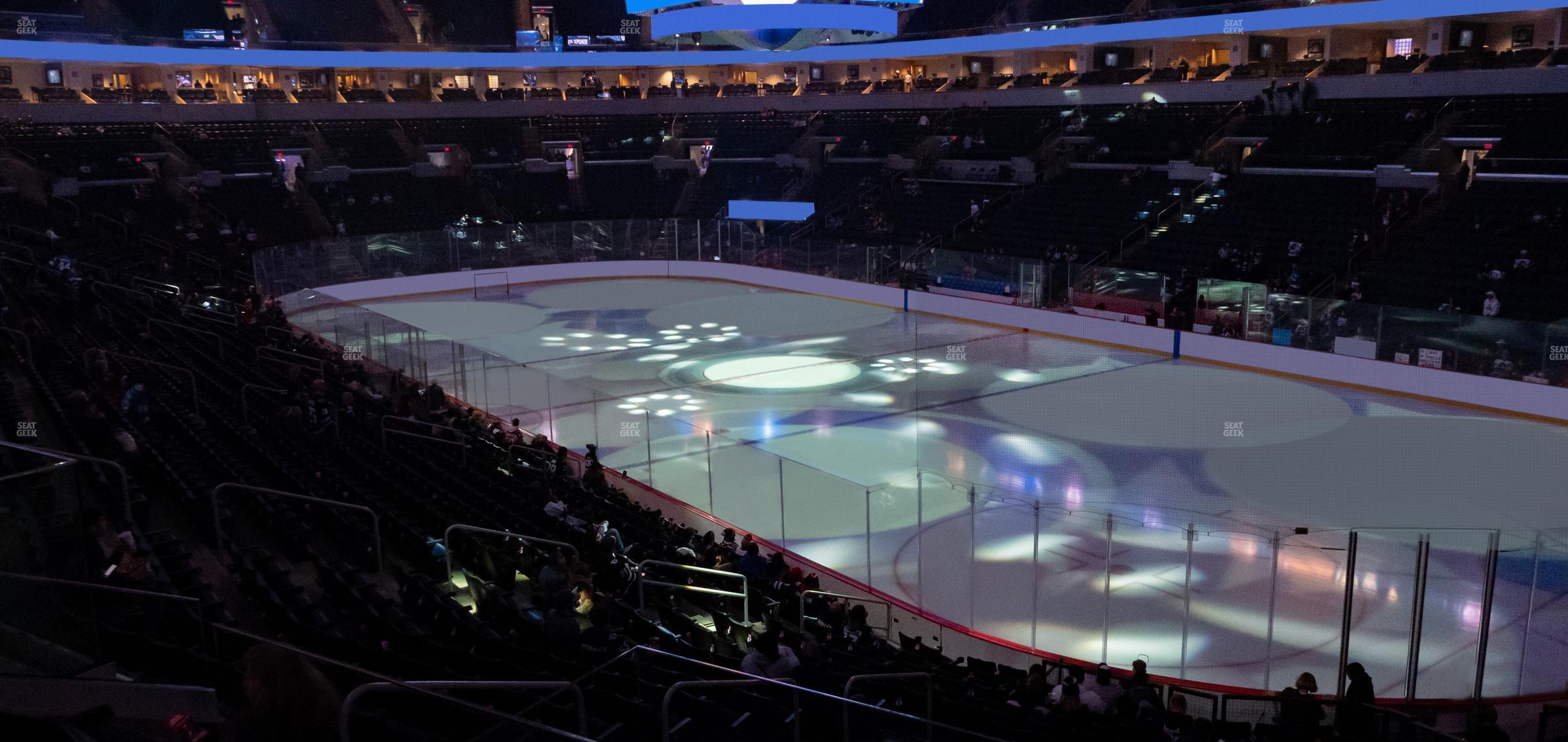 Seating view for Canada Life Centre Section 202