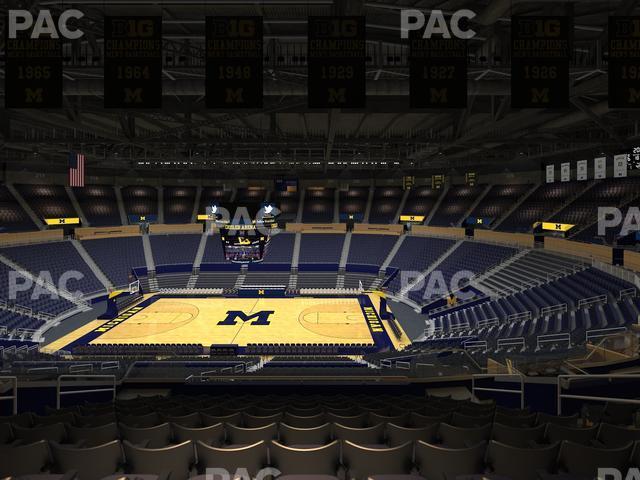 Seating view for Crisler Center Section 204