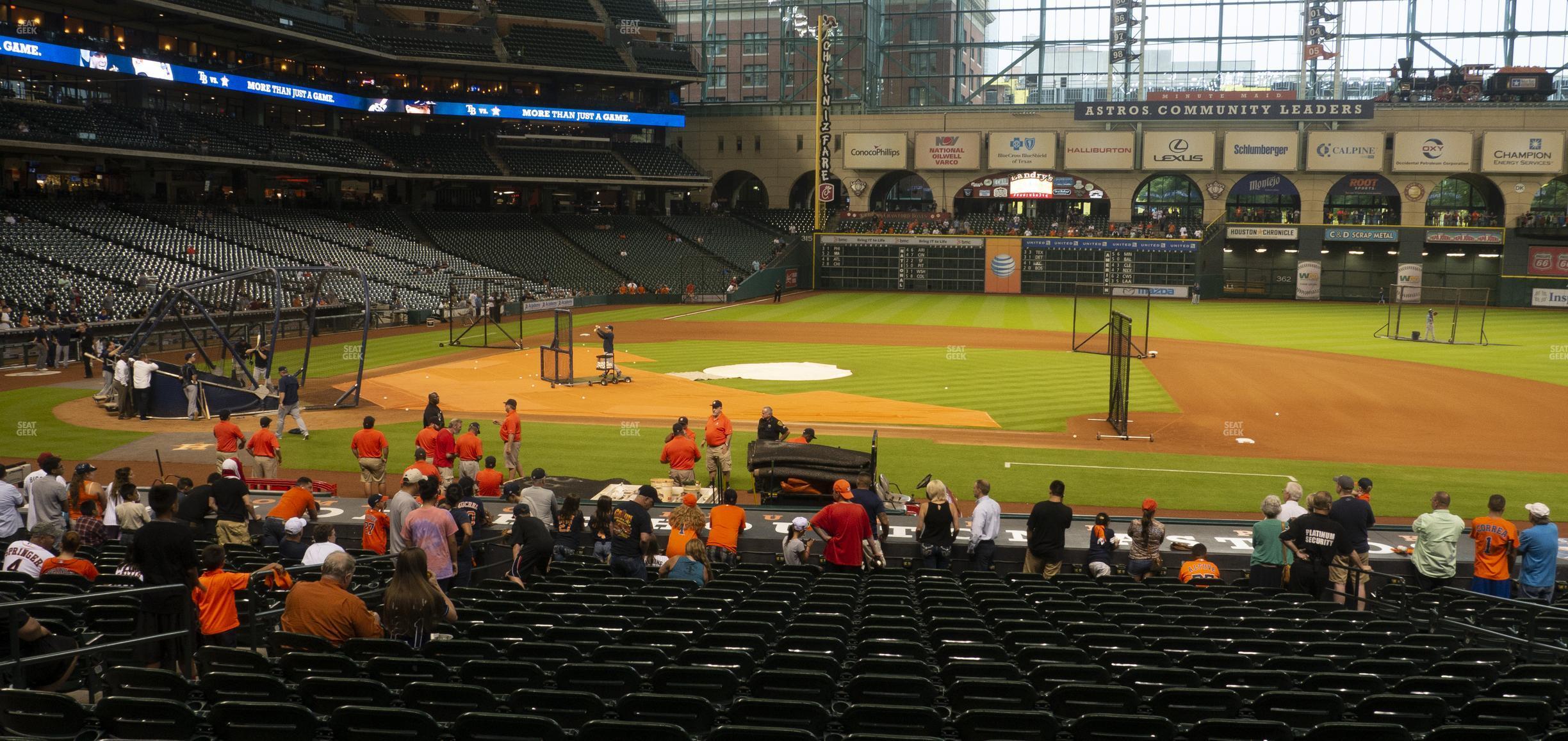 Seating view for Minute Maid Park Section 126