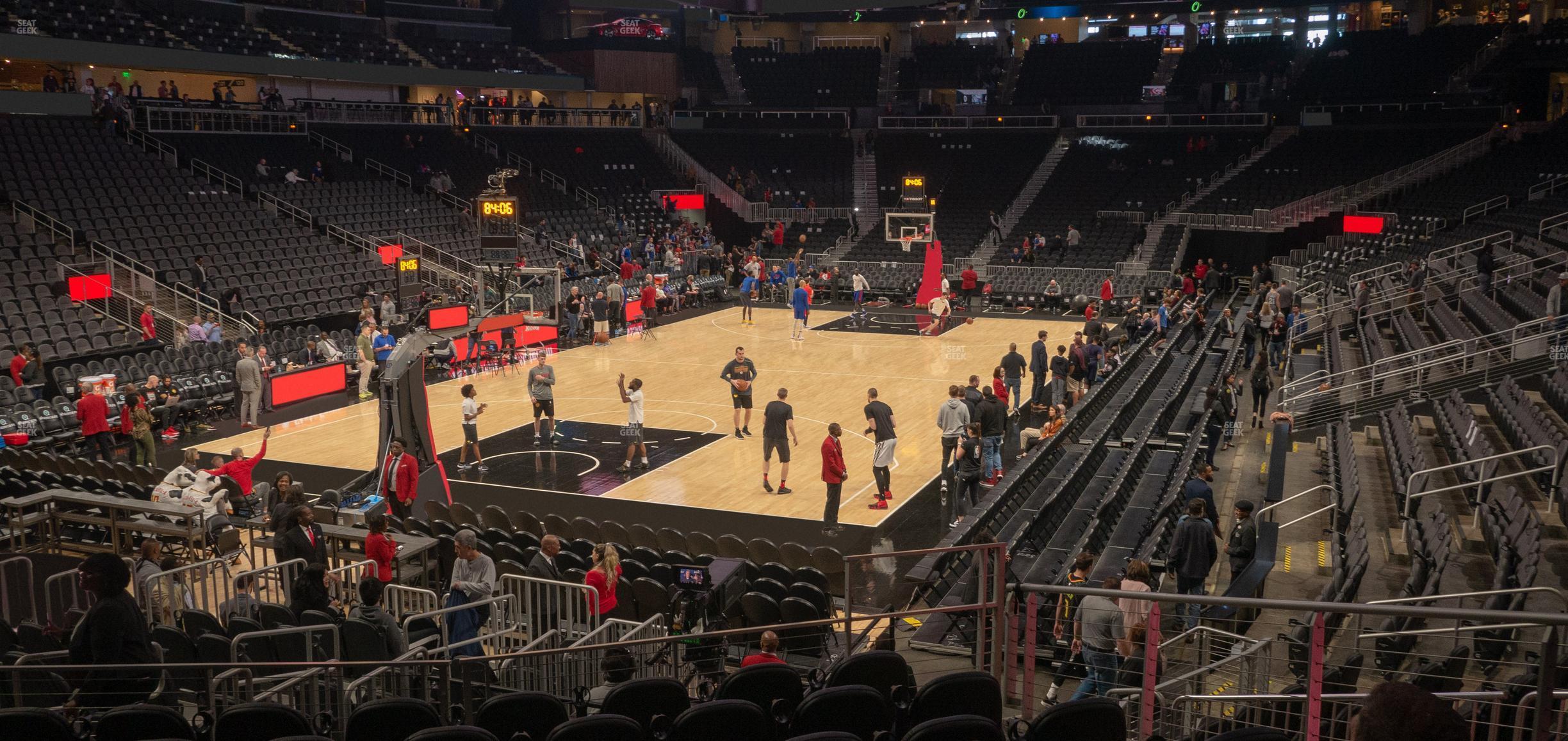 Seating view for State Farm Arena Section 112