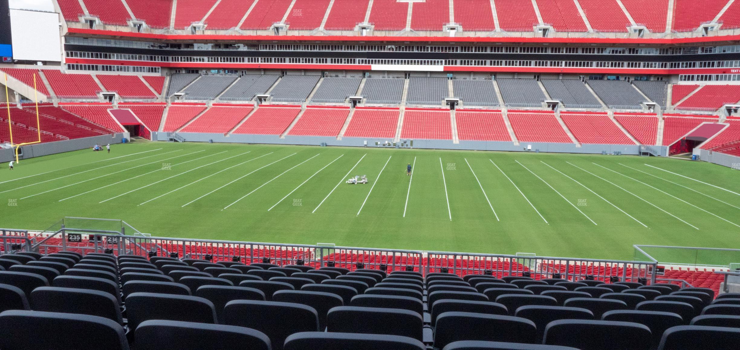 Seating view for Raymond James Stadium Section 236