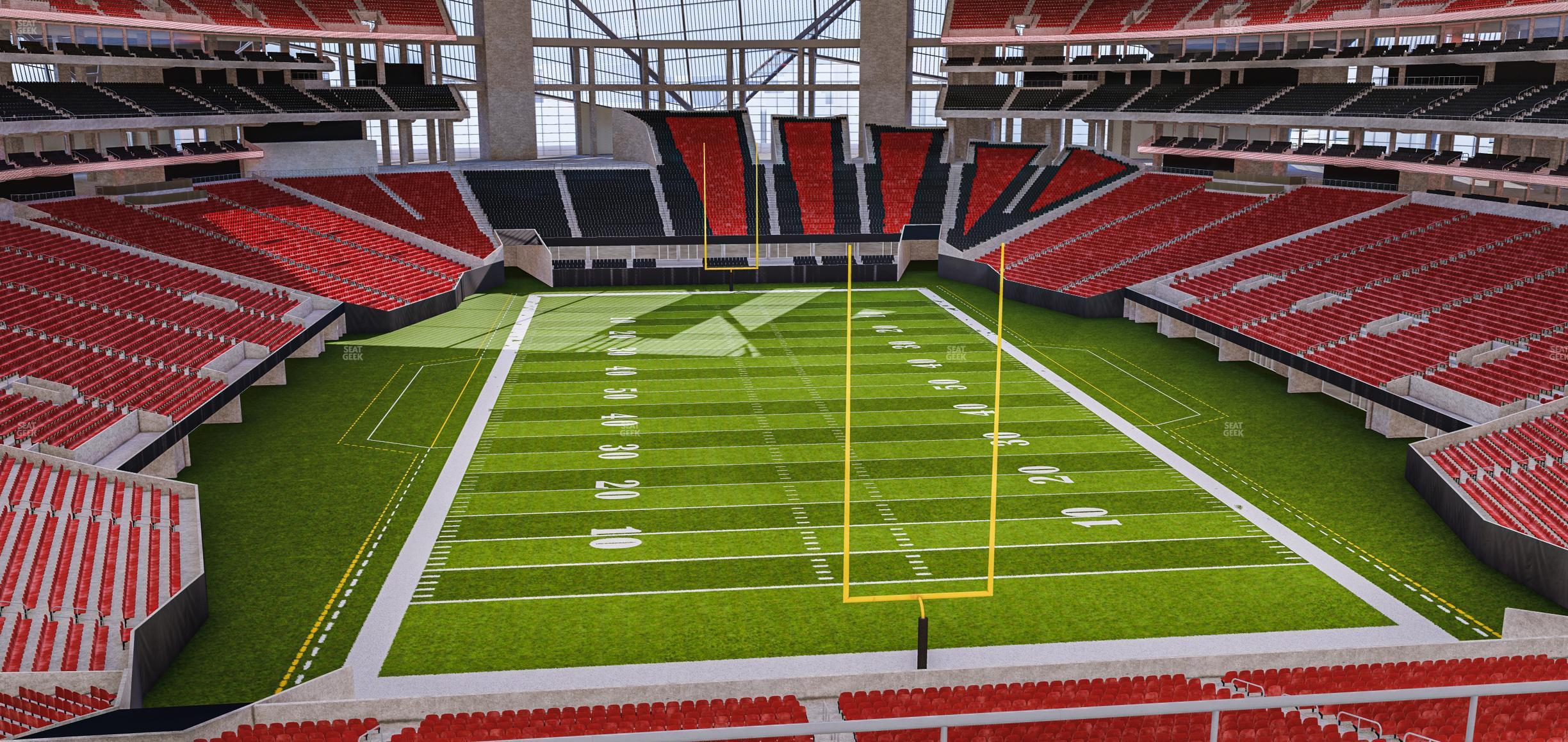 Seating view for Mercedes-Benz Stadium Section 225