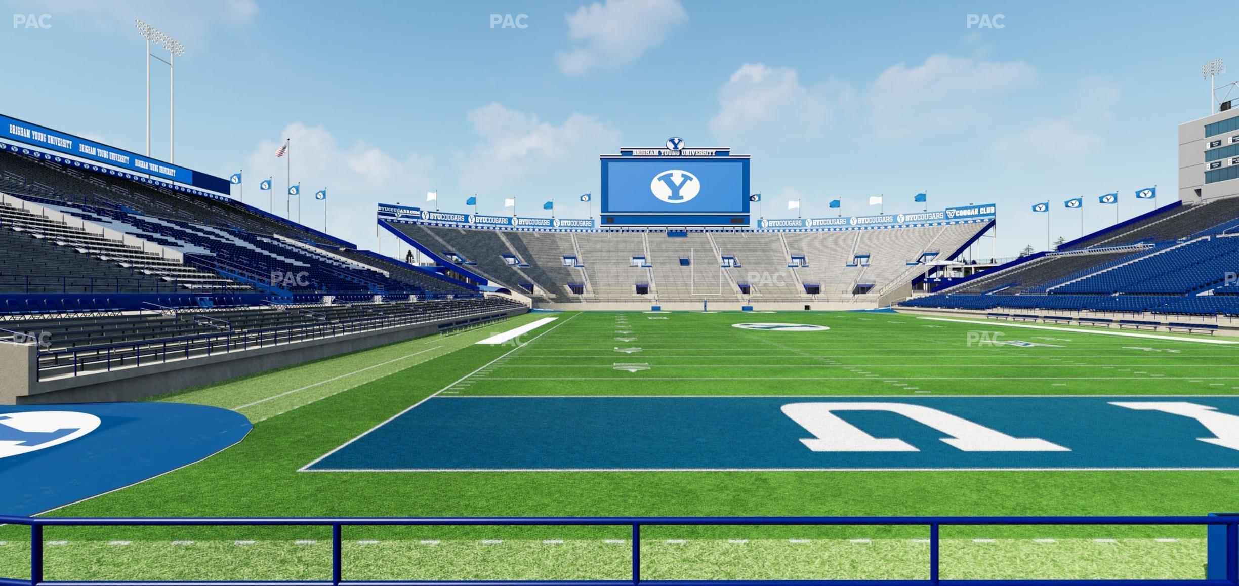 Seating view for LaVell Edwards Stadium Section 26