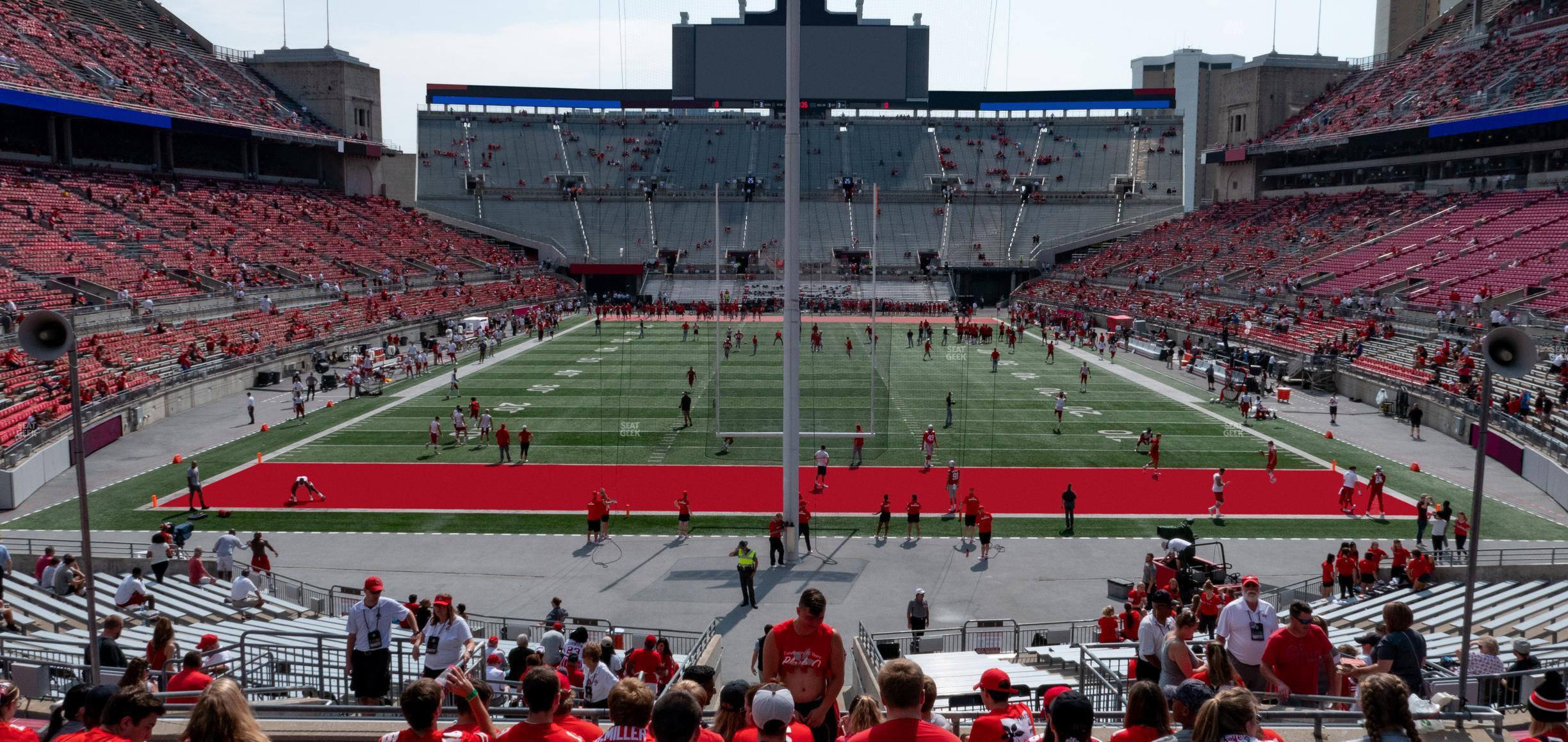 Seating view for Ohio Stadium Section 1 A