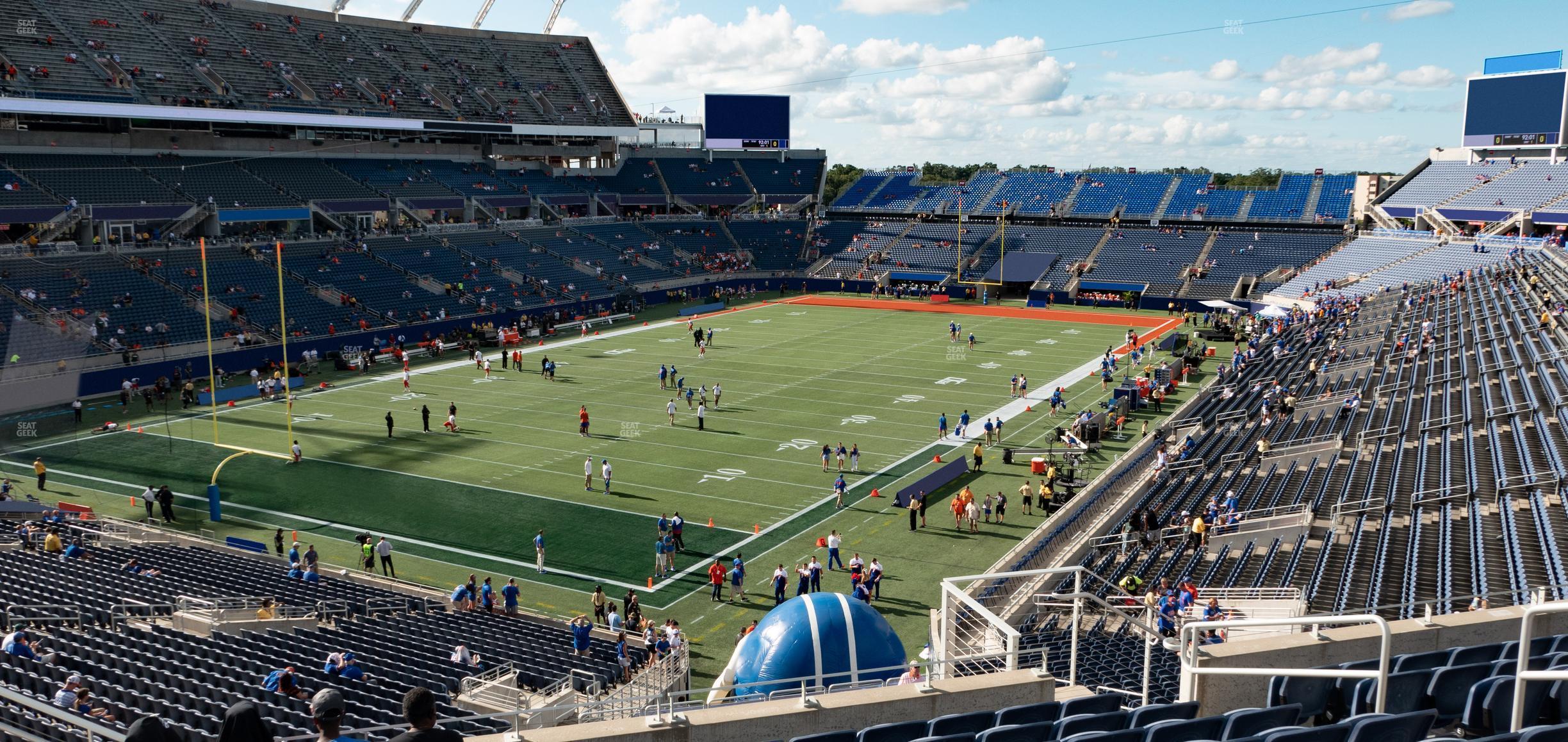 Seating view for Camping World Stadium Section Plaza 17