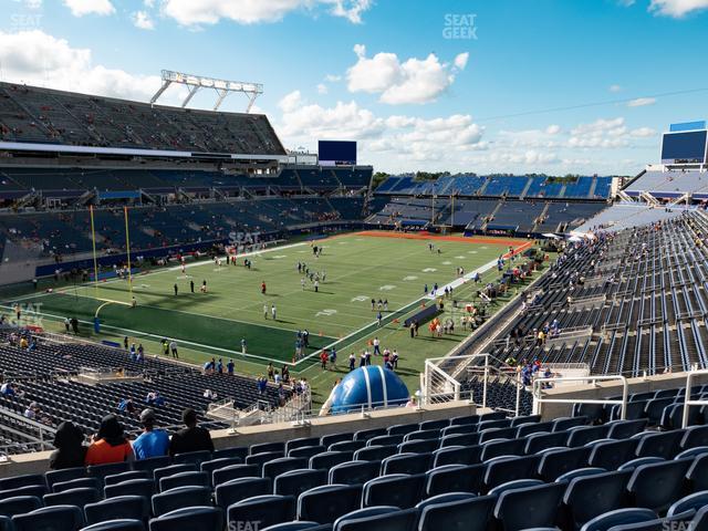 Seating view for Camping World Stadium Section Plaza 17