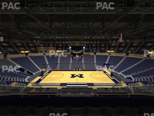 Seating view for Crisler Center Section 223