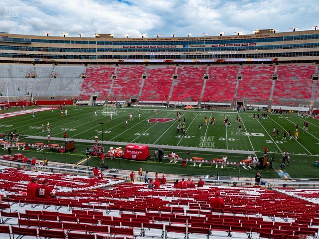 Seating view for Camp Randall Stadium Section D