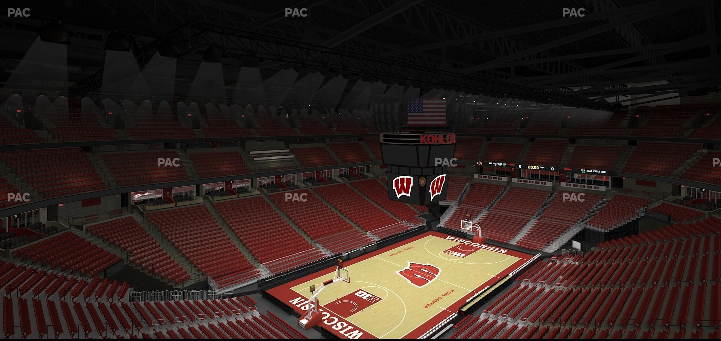 Seating view for Kohl Center Section 326