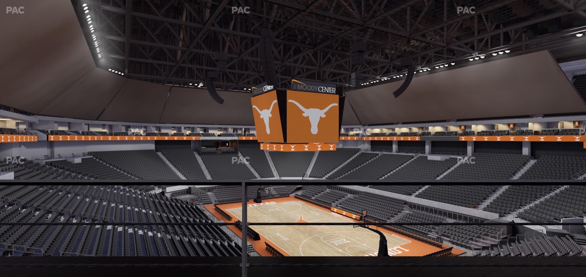 Seating view for Moody Center ATX Section Loge 22