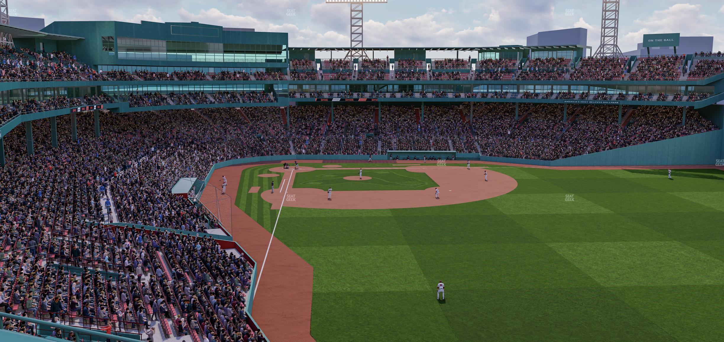 Seating view for Fenway Park Section Right Field Roof Deck Barstools B