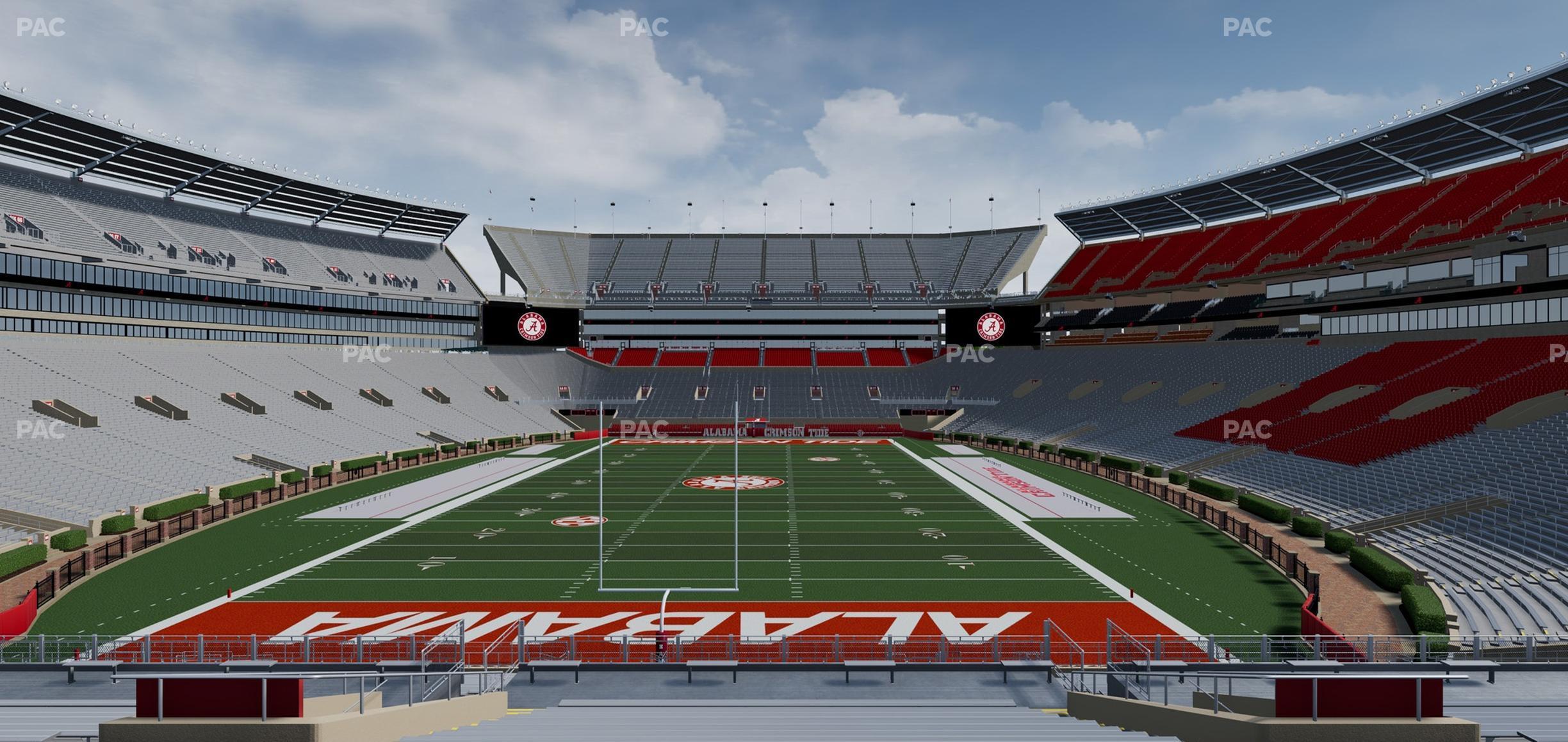 Seating view for Bryant Denny Stadium Section N 4