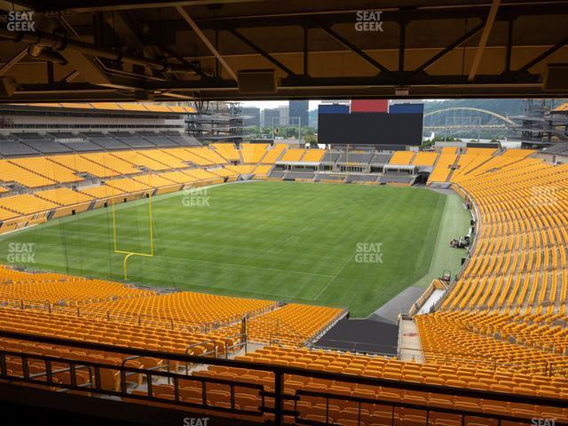 Seating view for Acrisure Stadium Section North Club 011