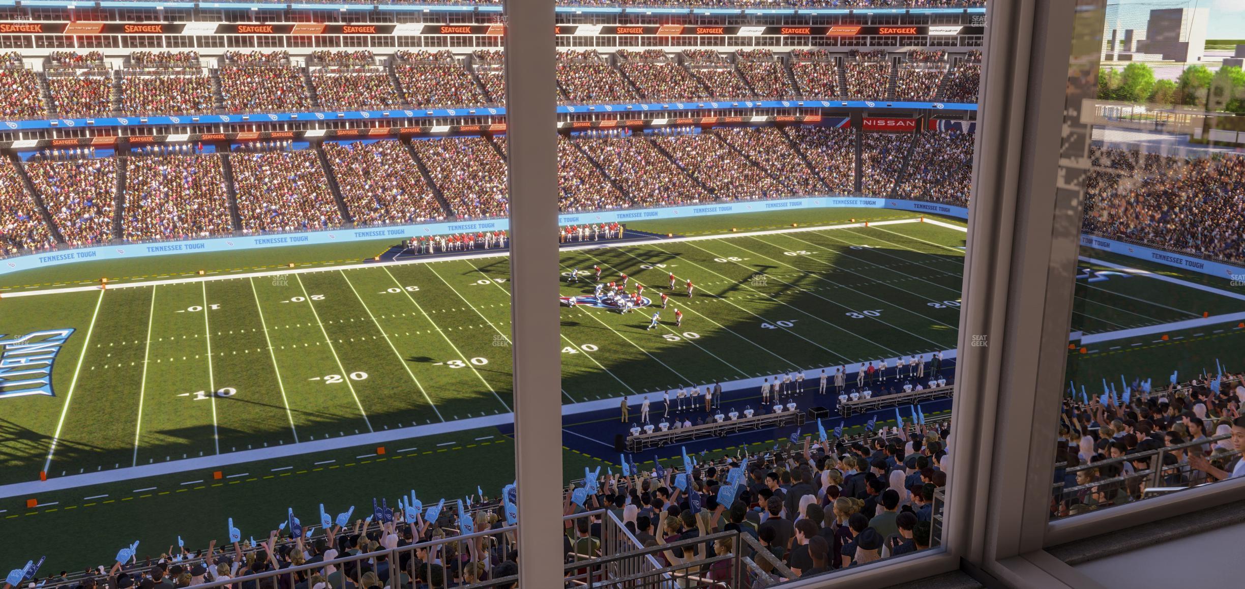 Seating view for Nissan Stadium Section Suite 579 W