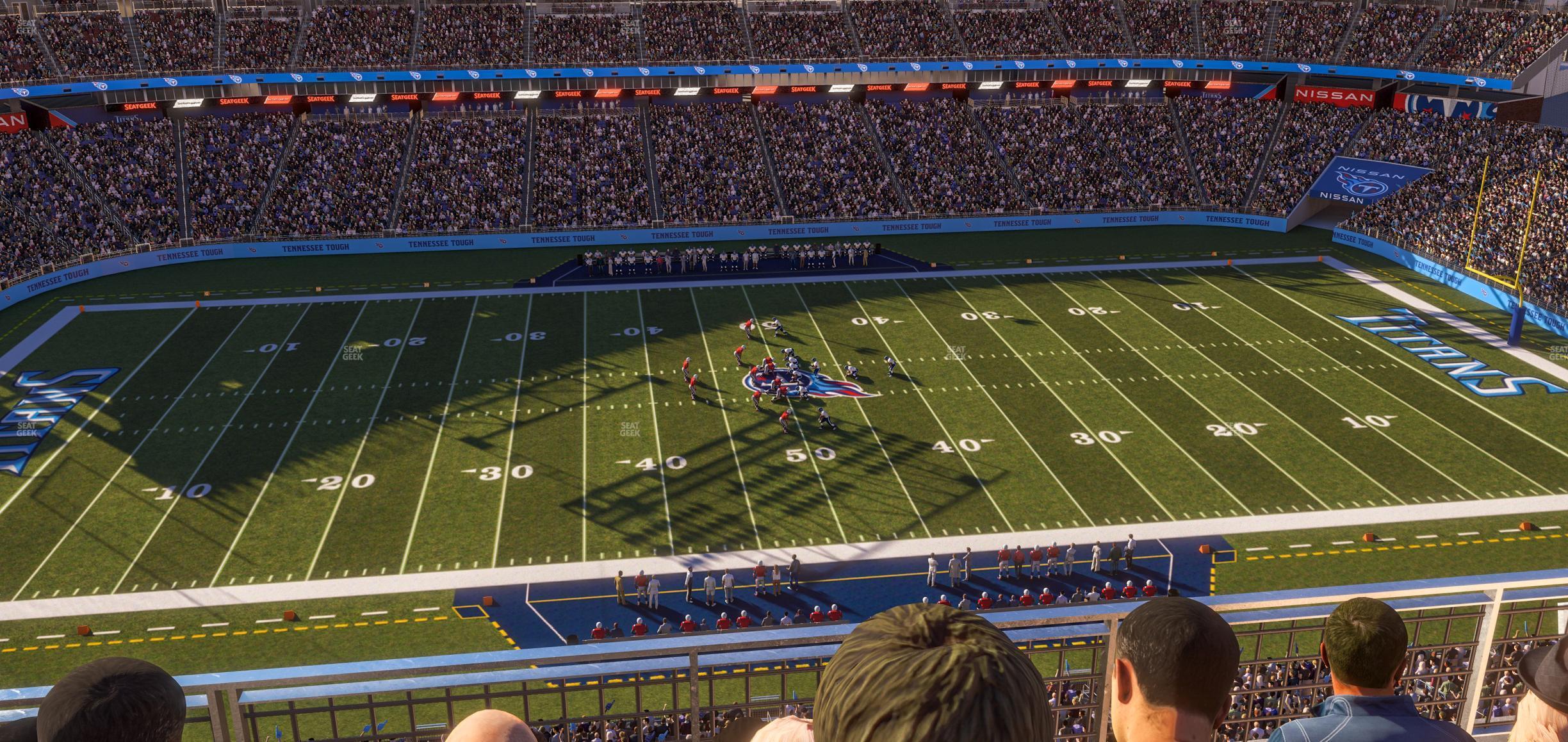 Seating view for Nissan Stadium Section Loge 313