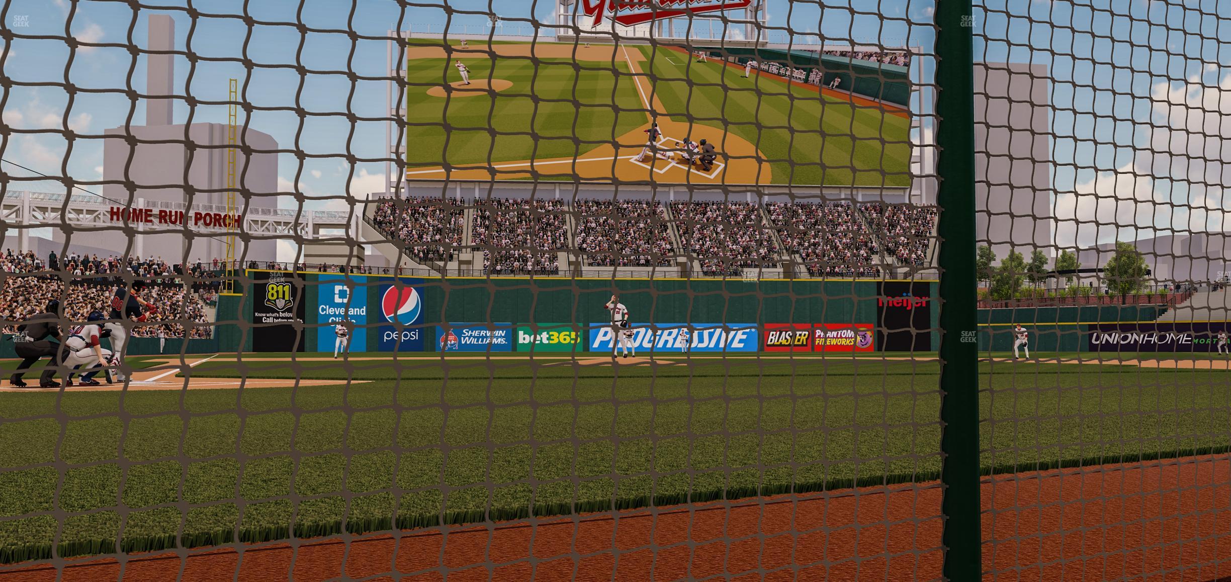 Seating view for Progressive Field Section Dugout Suite 3