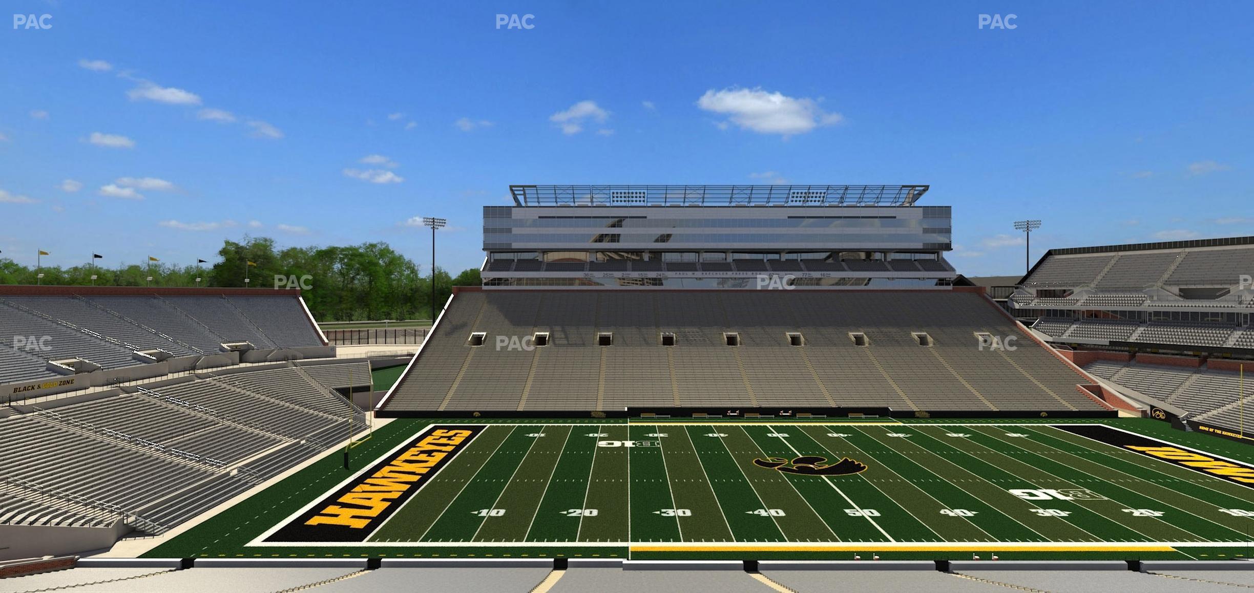 Seating view for Kinnick Stadium Section 107