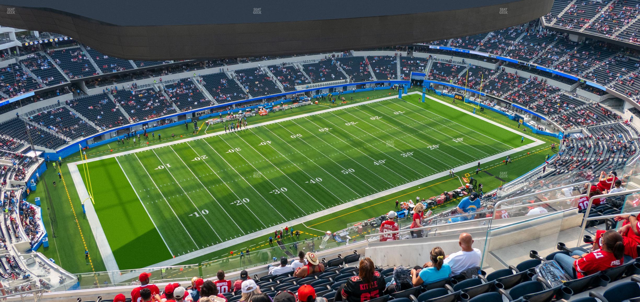 Seating view for SoFi Stadium Section 535