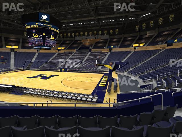 Seating view for Crisler Center Section 120