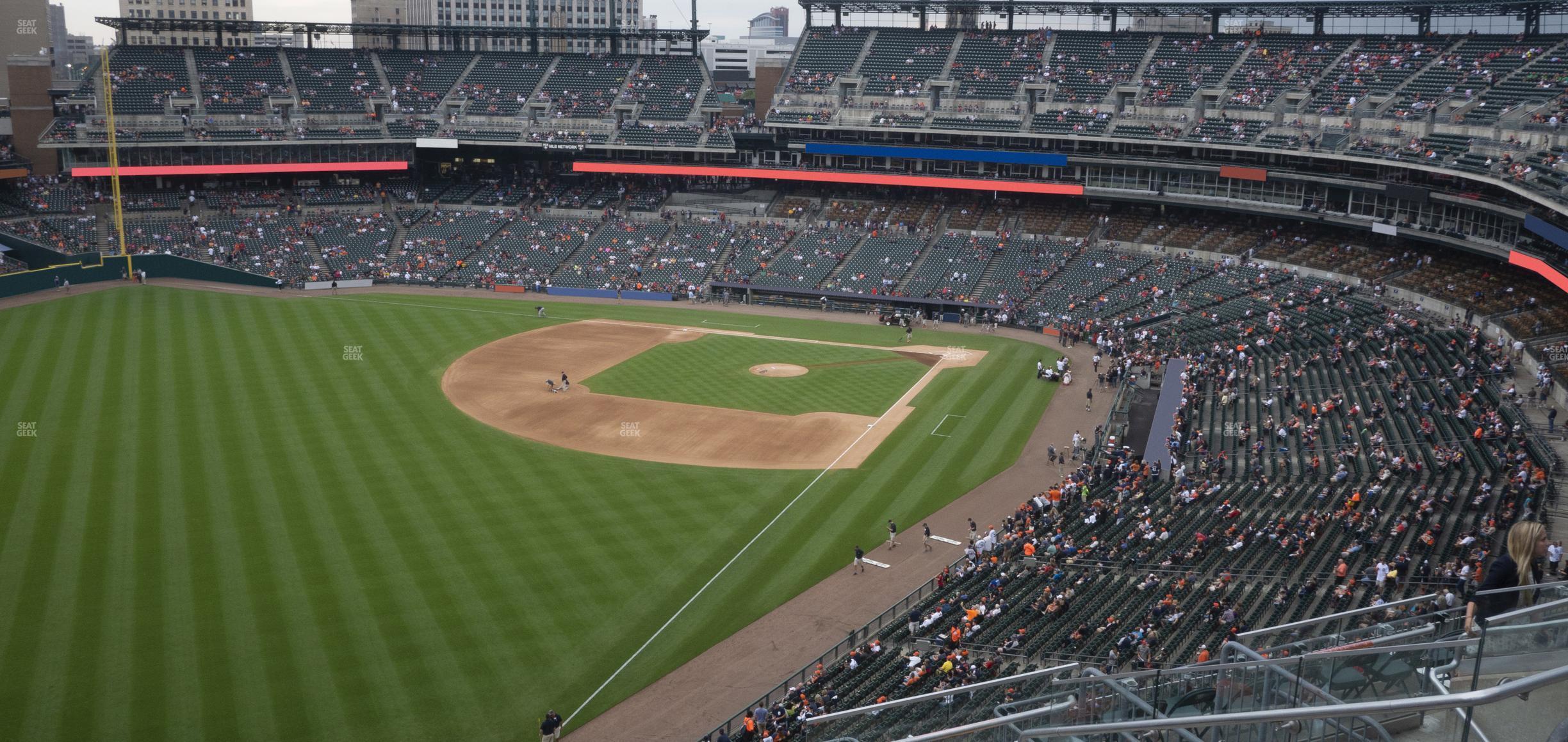 Seating view for Comerica Park Section 344