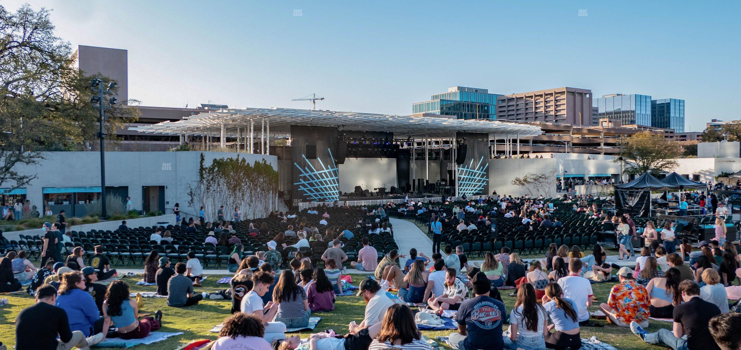 Seating view for Moody Amphitheater Section Ga Lawn