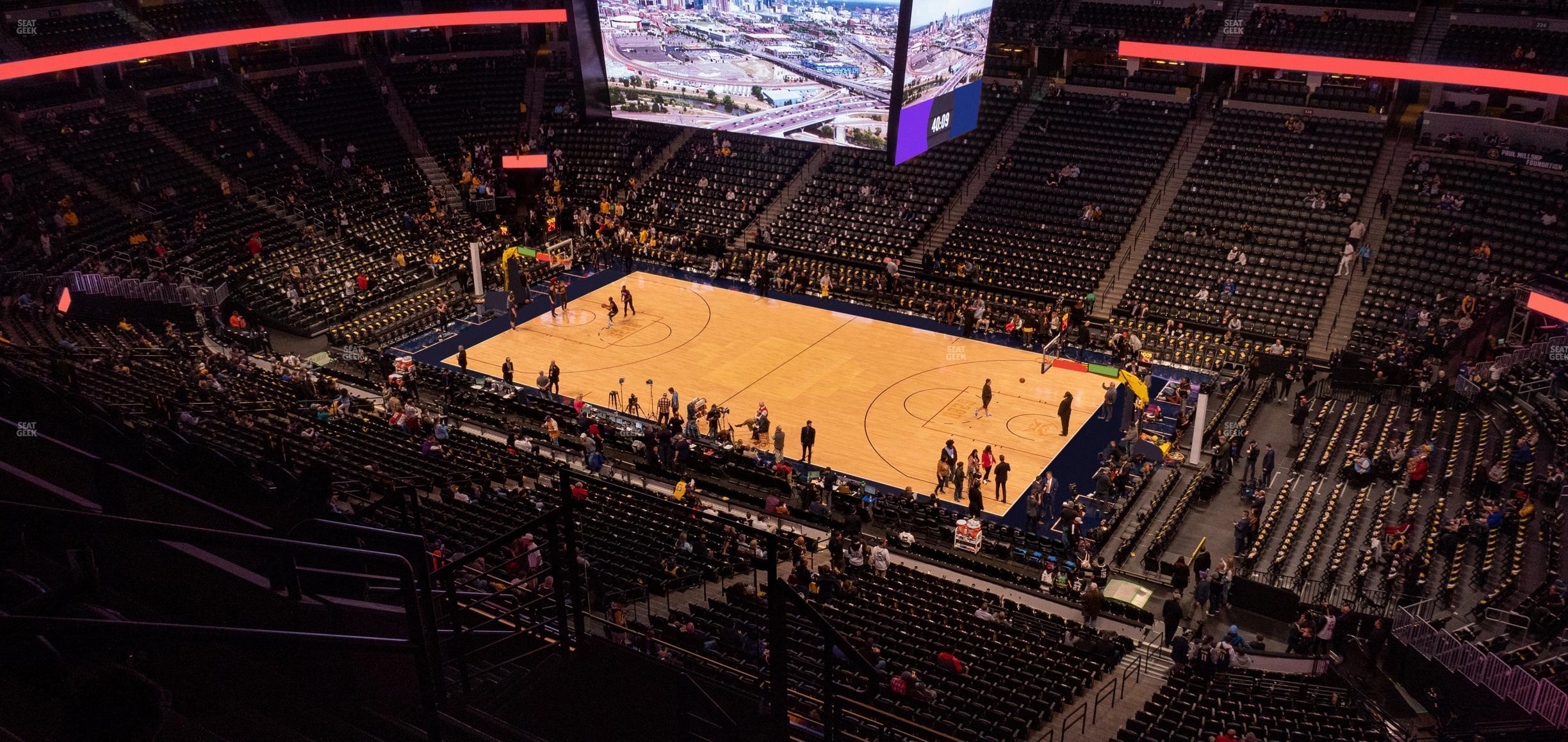 Seating view for Ball Arena Section 376