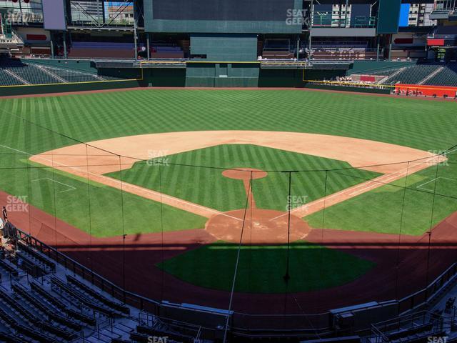 Seating view for Chase Field Section 210 E W